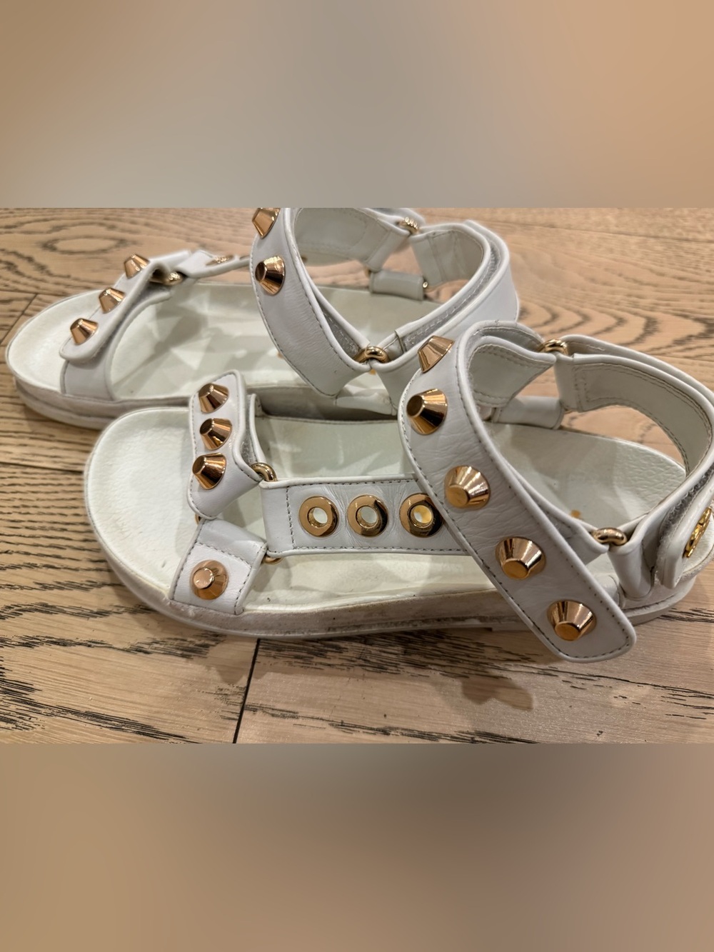 Sandro Paris Studded Leather Sandals